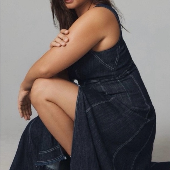 Pilcro Dark Blue Maxi Dress - Picture 3 of 8